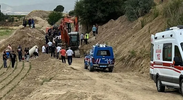 Denizli'de toprak kayması: 1 işçi öldü, 1 işçi yaralandı